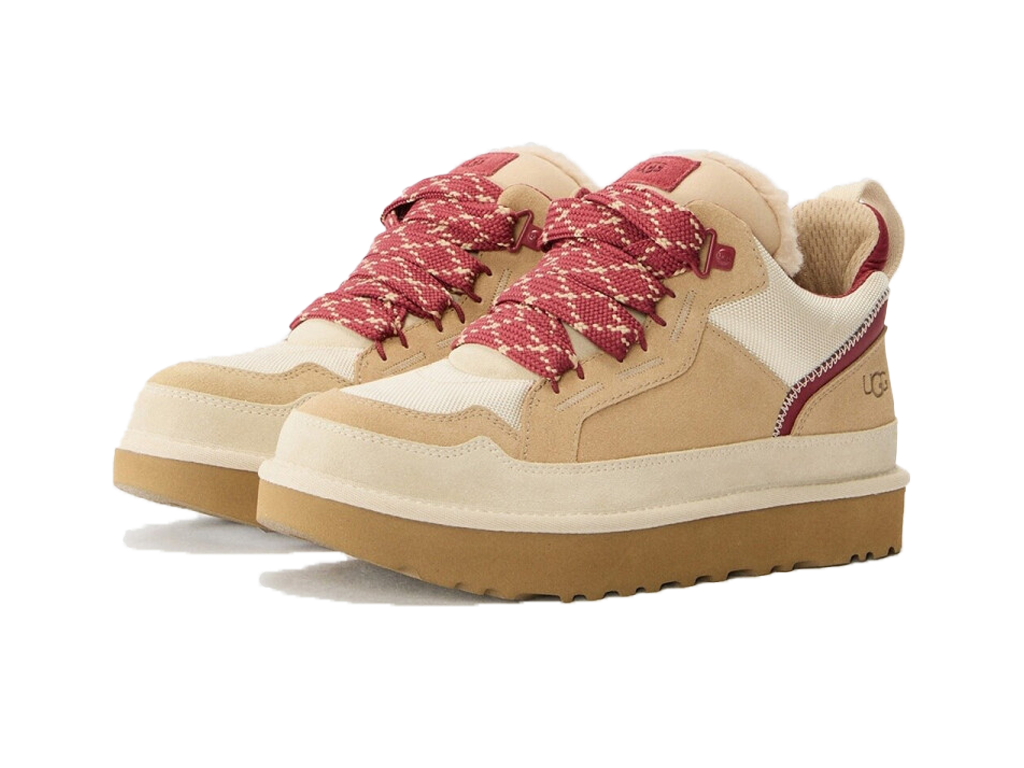 UGG Lowmel Driftwood Biking Red-UGG-pikastore.cz