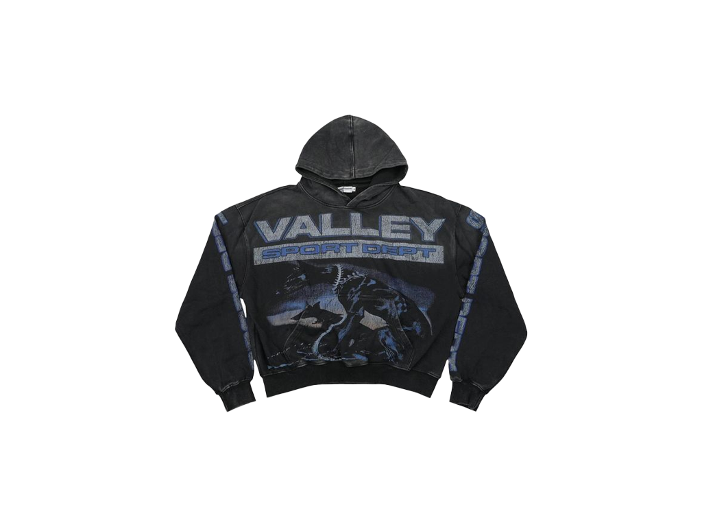 Vale Forever Watchdog Pullover Hoodie Vintage Black
