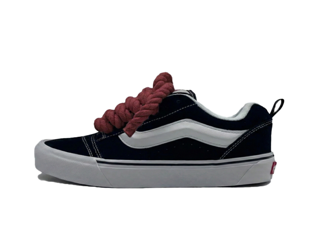 Vans Knu Skool Rope Laces Burgundy Red-Vans-pikastore.cz