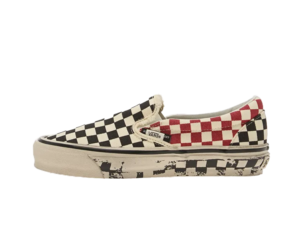 Vans LX Classic Slip-On 98 Act of Disagreement Black Checkerboard-Vans-pikastore.cz
