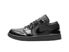 Nike Air Jordan 1 Low SE Black Croc