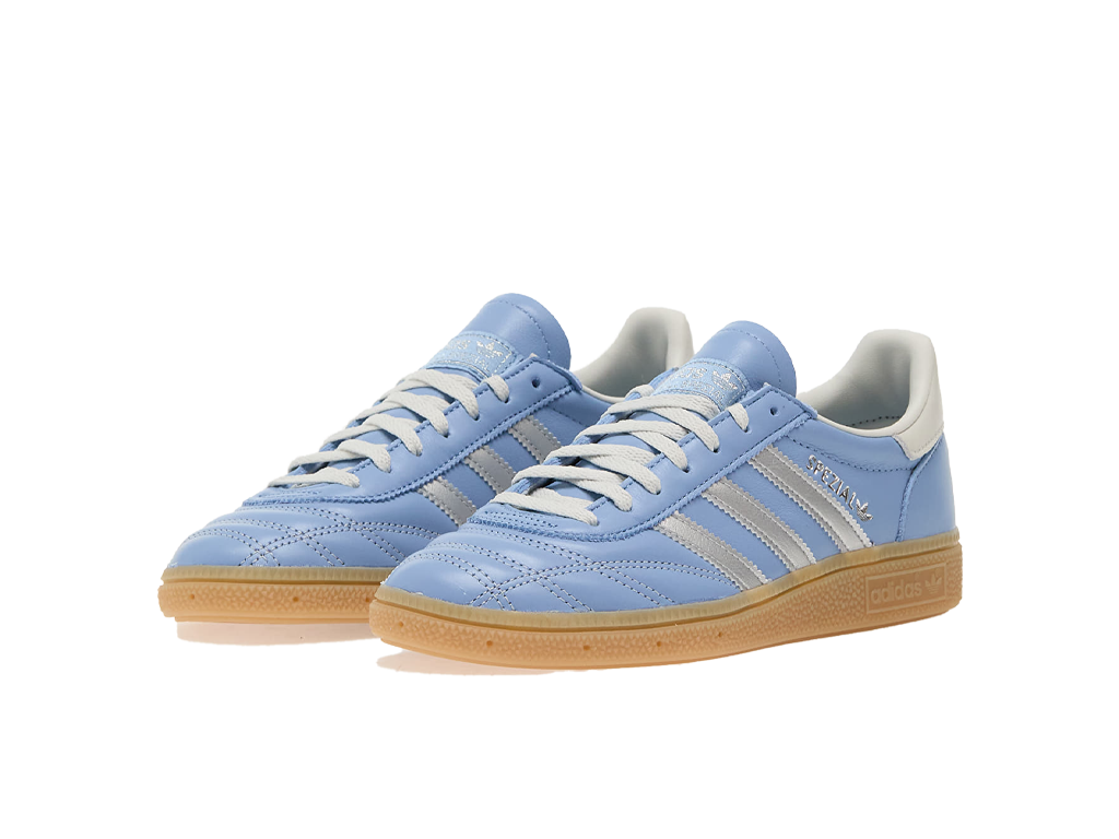 adidas Handball Spezial Quilted Stitching Ash Blue Silver (Womens)-Adidas-pikastore.cz