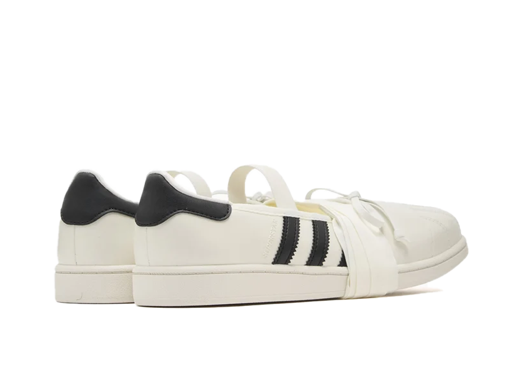 adidas Superstar Square Toe Ballet JENNIE Off White Black (Women's) – tenisice – fotografija 4 od 5