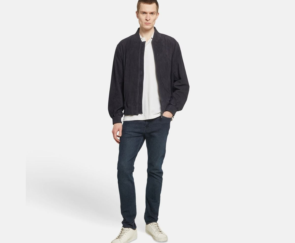 Calvin Klein Leather blouson Blue – ropa – foto 6 de 6