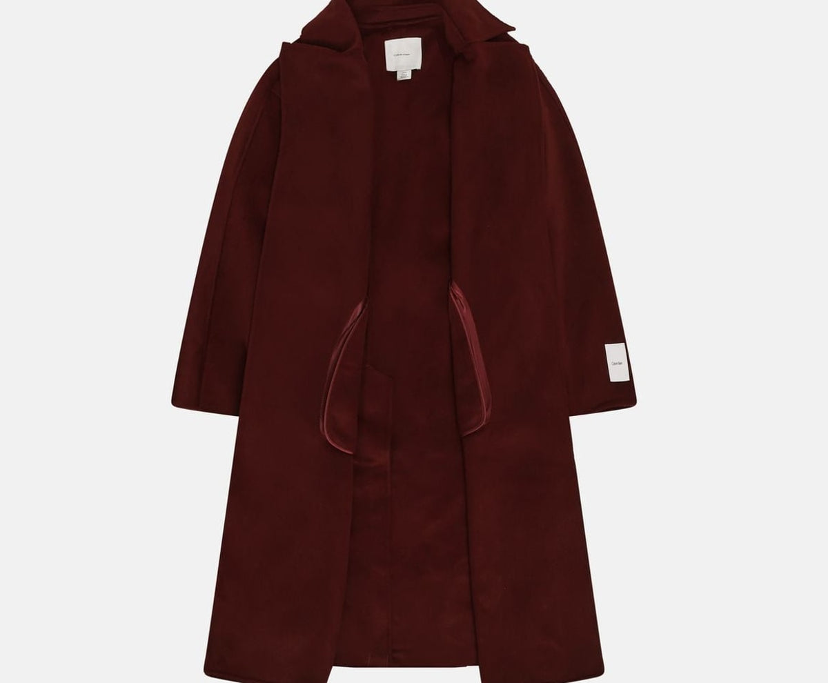 Calvin Klein Wool-blend coat Red – куртка – фото 5 з 6
