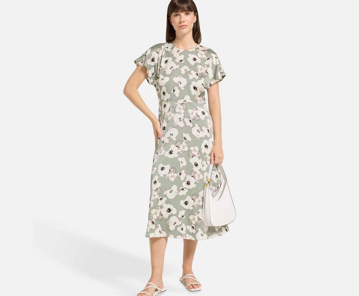 Calvin Klein Midi dress Matte Lime – vaatteet – kuva 5/5