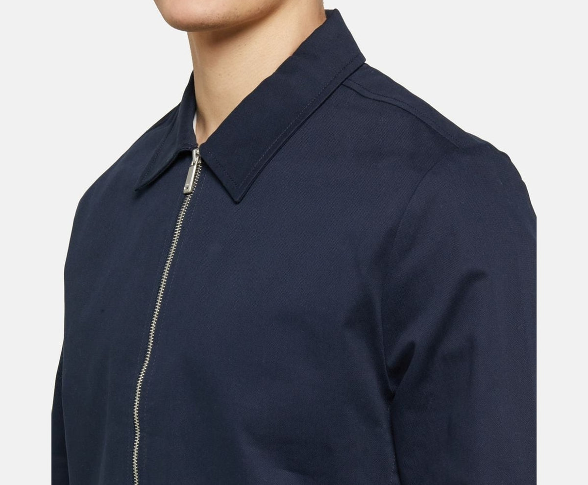 Calvin Klein Shacket Dobby Dark Blue – tøj – foto 3 af 6