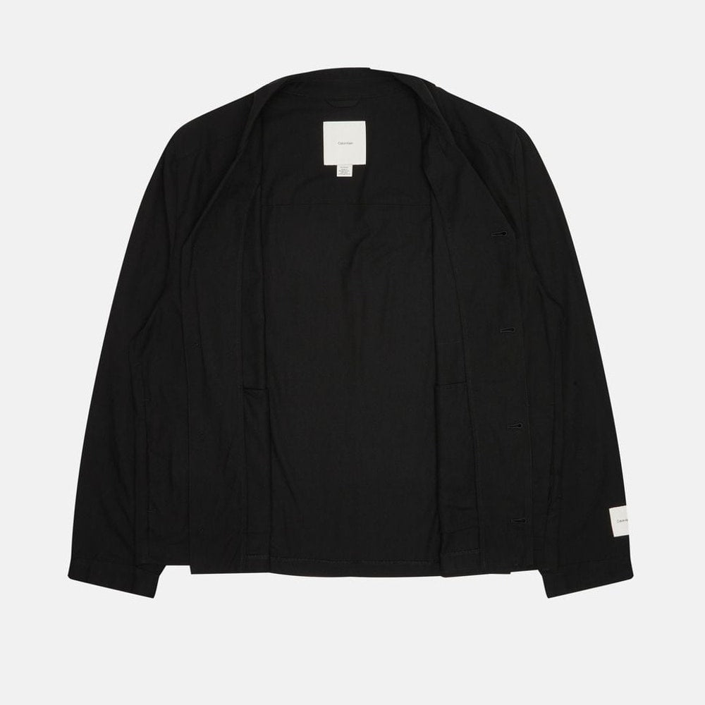 Calvin Klein Shacket Black – ruházat – fotó 5/6