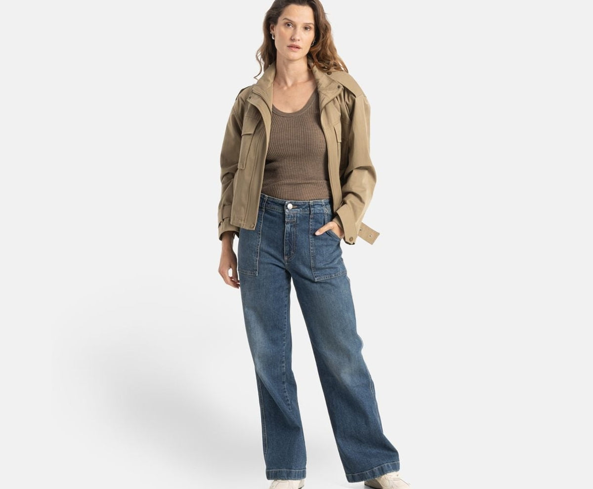Calvin Klein Blouse Taupe – skjorta – foto 5 av 5