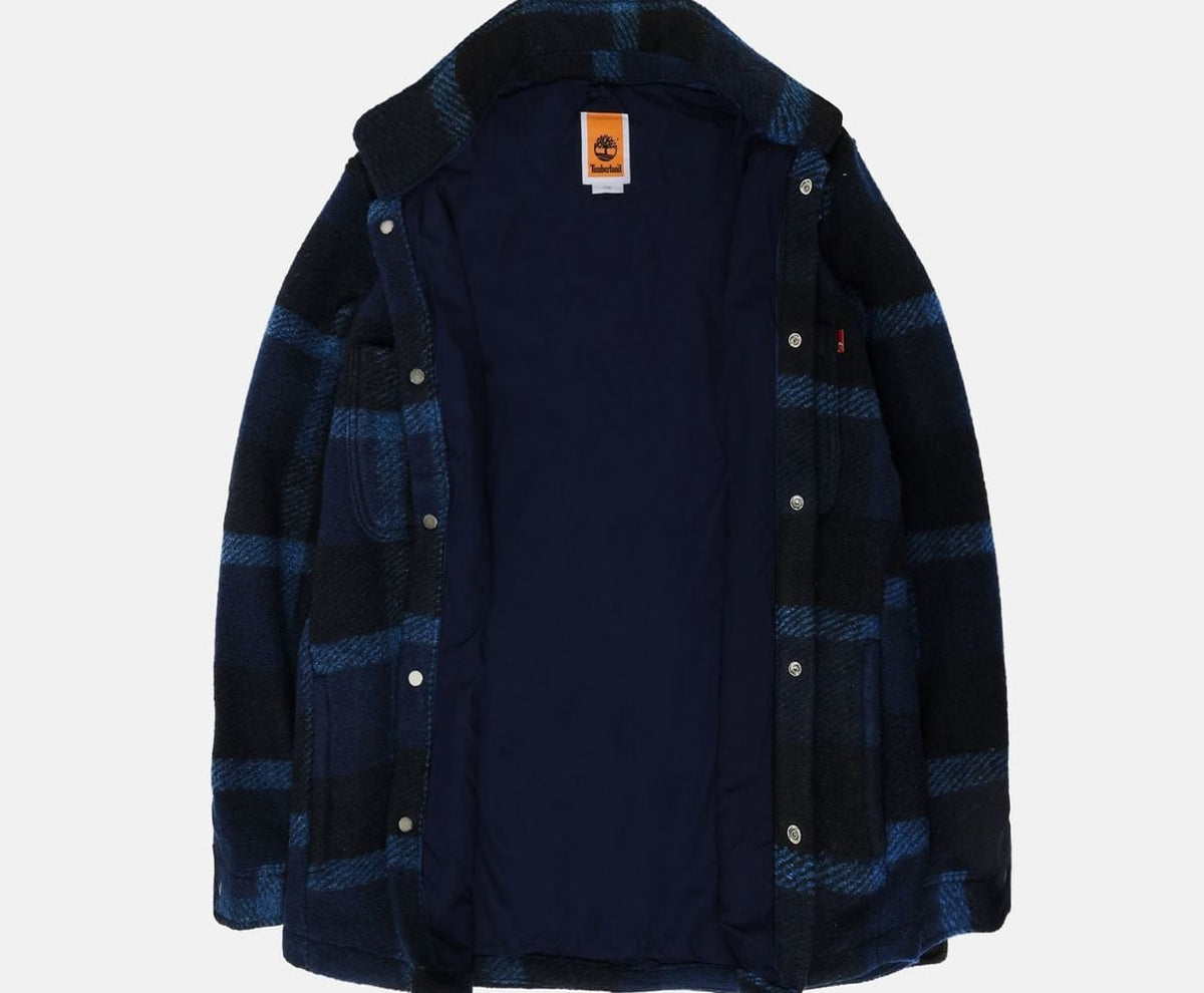 Timberland Wool-blend shacket Midnight Blue – kleding – foto 5 van 6