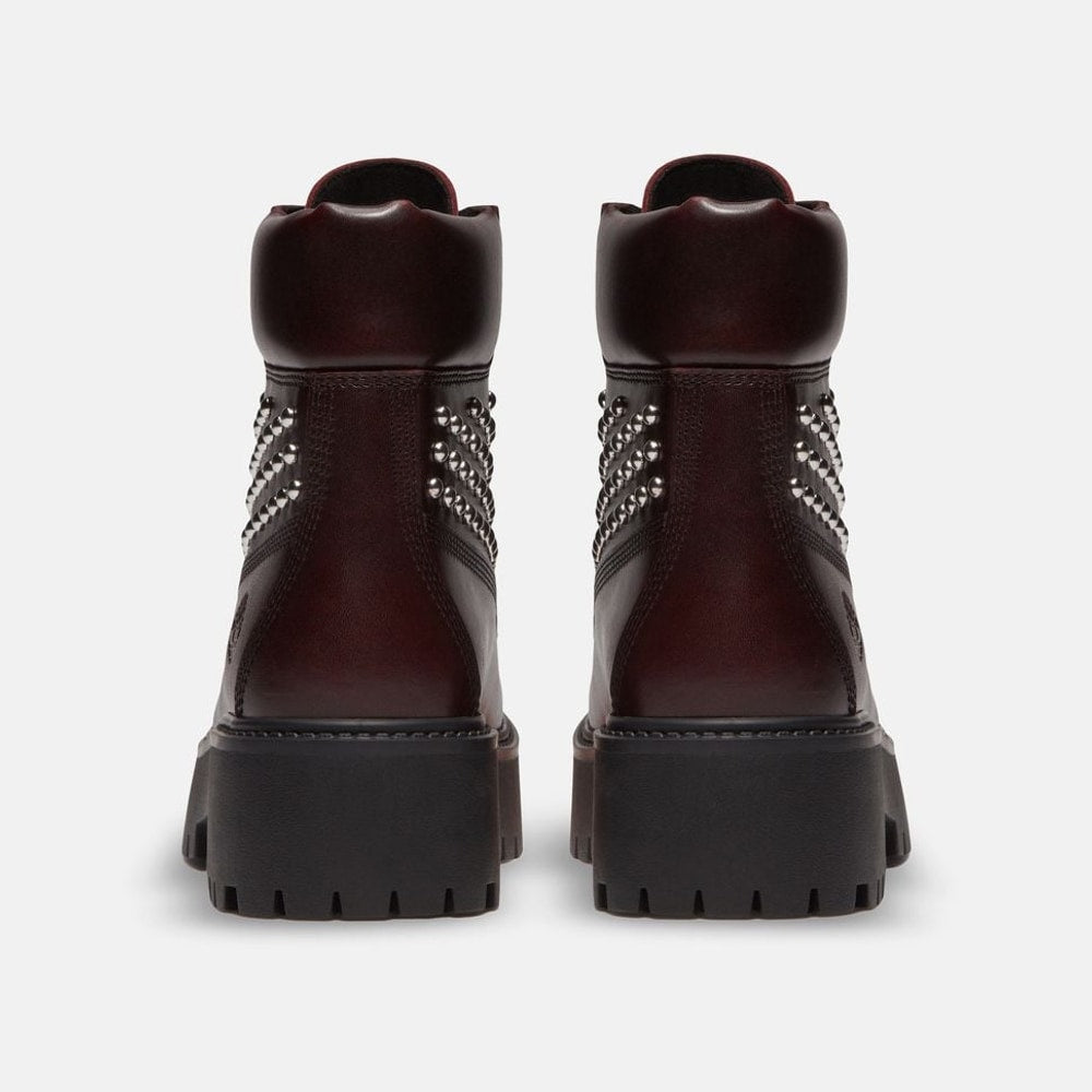 Timberland Lace-up boots Stone Street Burgundy – scarpe – foto 2 di 5