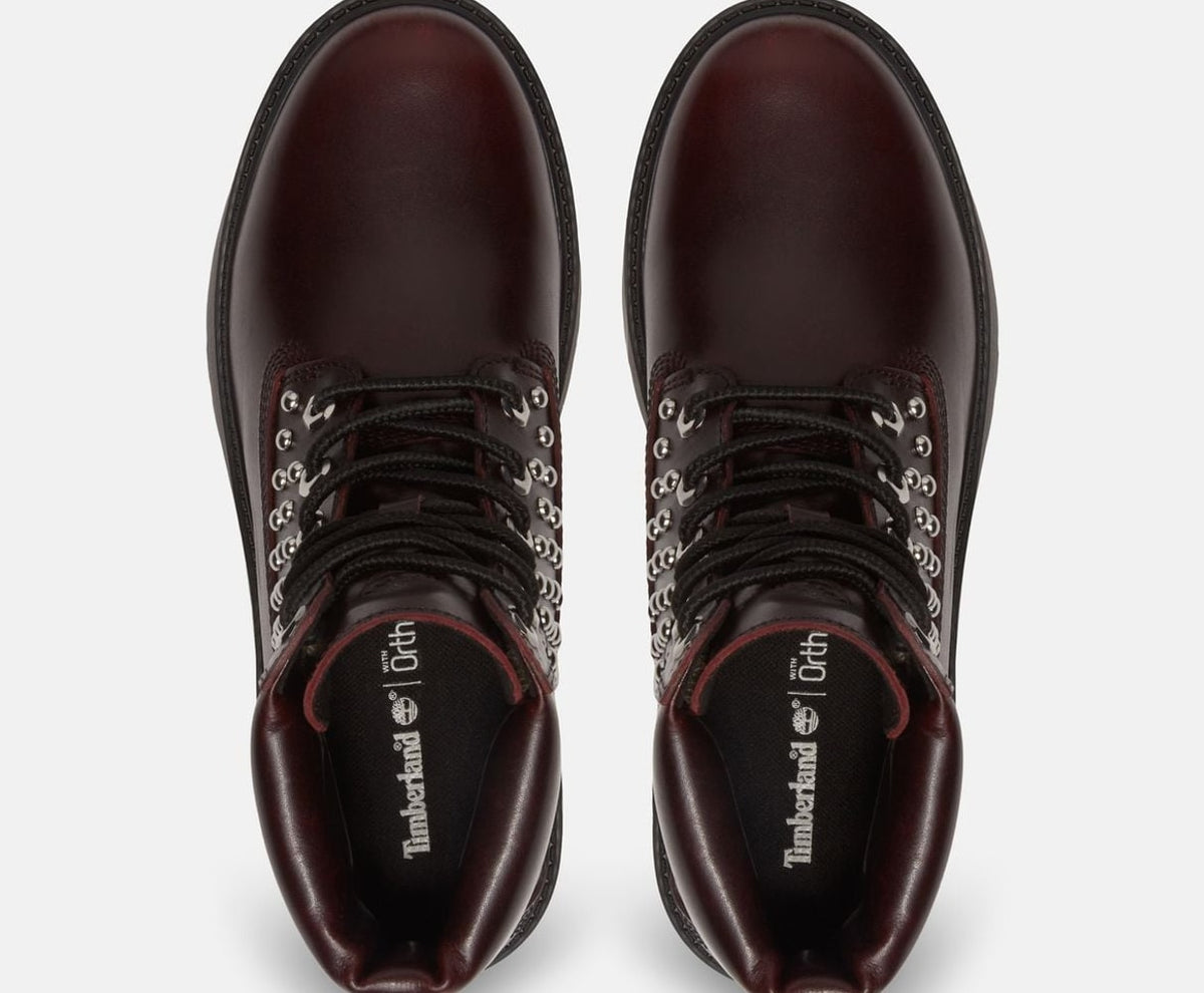 Timberland Lace-up boots Stone Street Burgundy – scarpe – foto 3 di 5