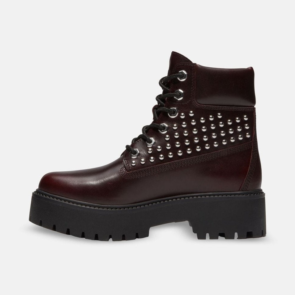 Timberland Lace-up boots Stone Street Burgundy – scarpe – foto 4 di 5