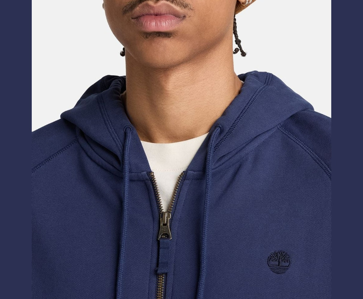 Timberland Hooded sweat jacket Exeter River Midnight Blue – hanorac – fotografia 3 din 5
