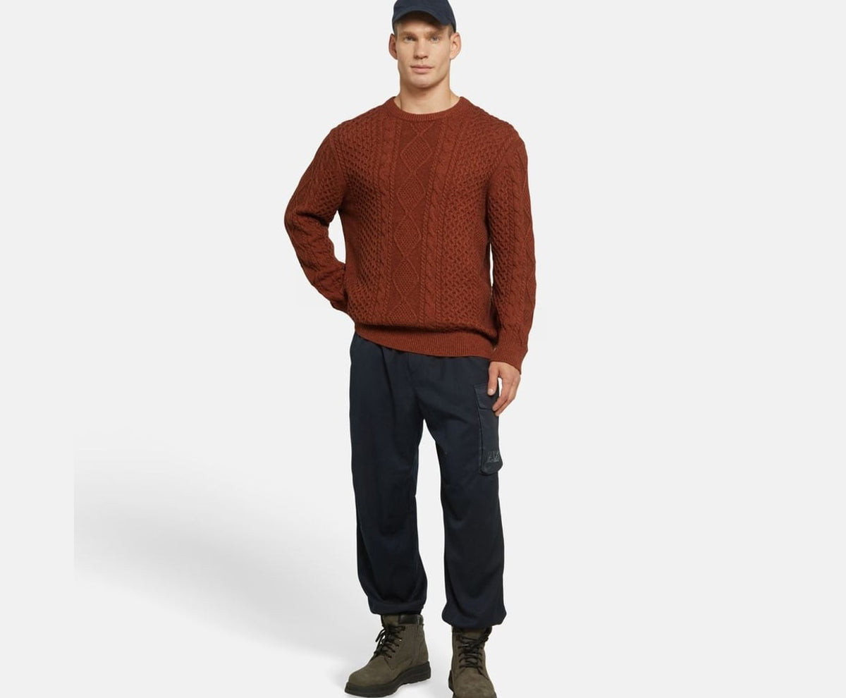 Timberland Knitted jumper Phillips Brook Cherry Red – pulóver – fotó 5/5