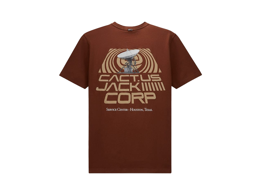 Travis Scott CACT.US CORP x Nike U NRG BH T-shirt (Asia Sizing) Brown