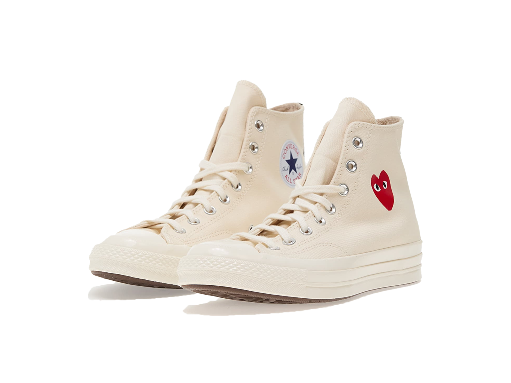 Comme des Garçons Play x Converse Chuck 70 High Milk