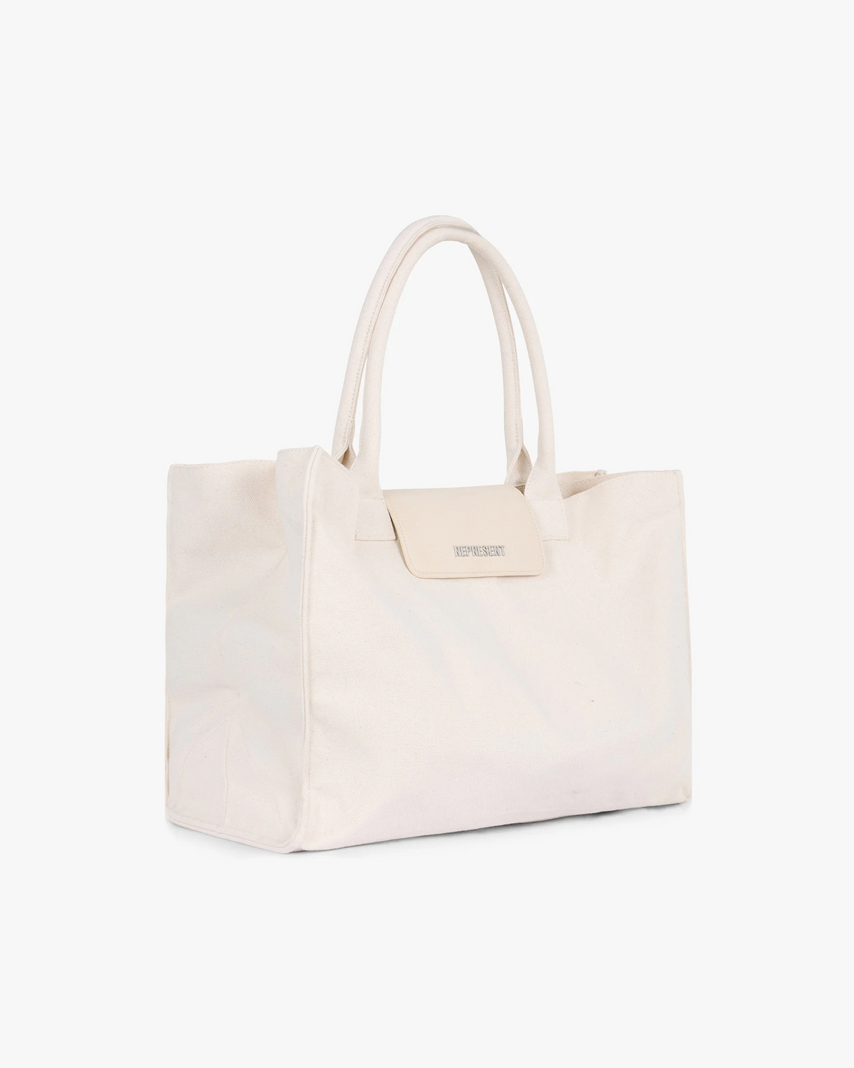 Represent Canvas Tote Bag Antique White