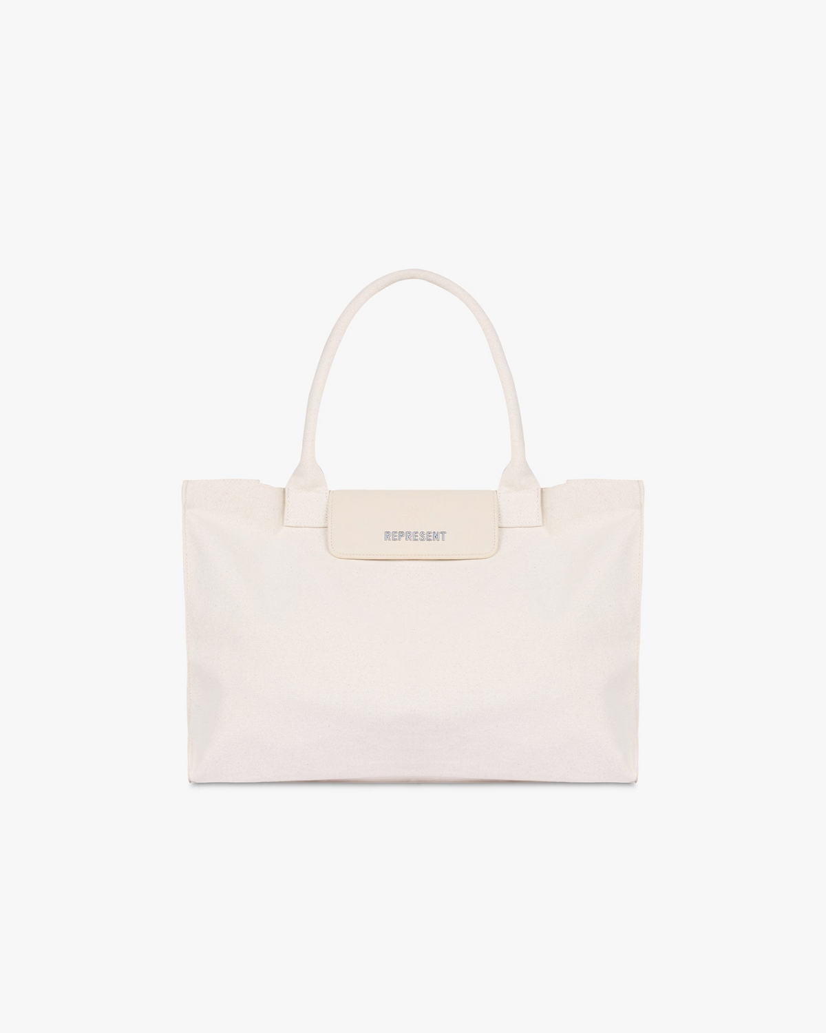 Represent Canvas Tote Bag Antique White