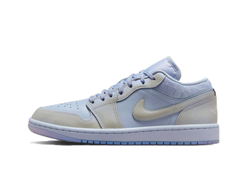 Air Jordan 1 Low SE Ghost Sail Pure Platinum – tenisky, modrá