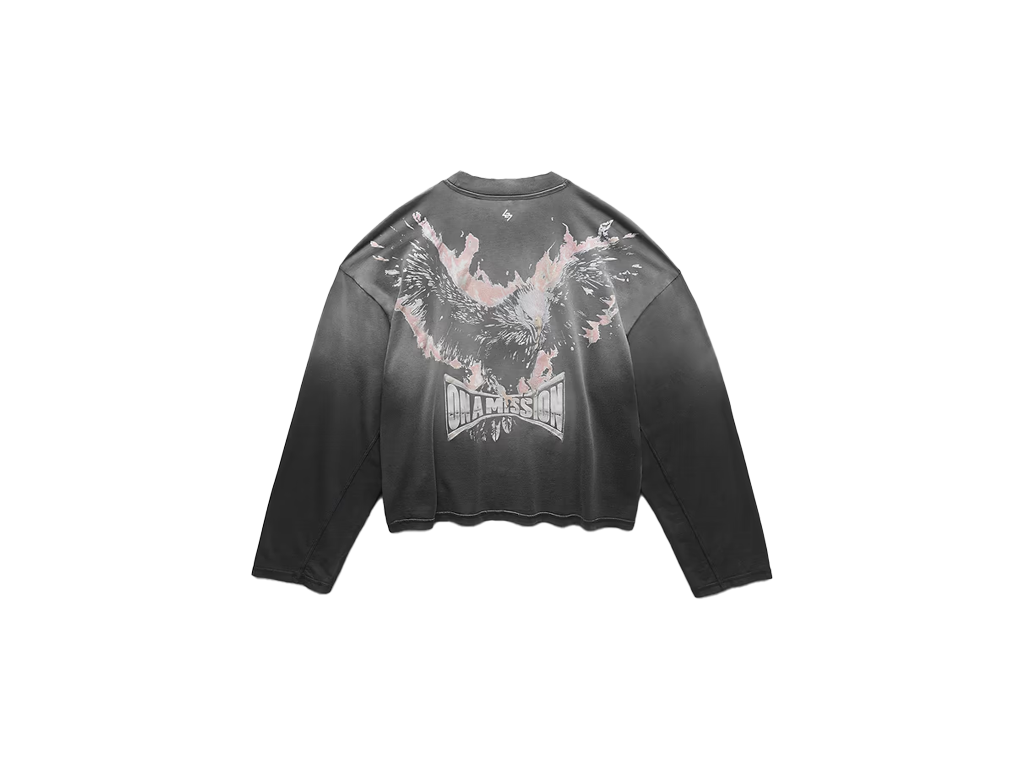 Represent 247 Ignite Long Sleeve T-Shirt Vintage Black