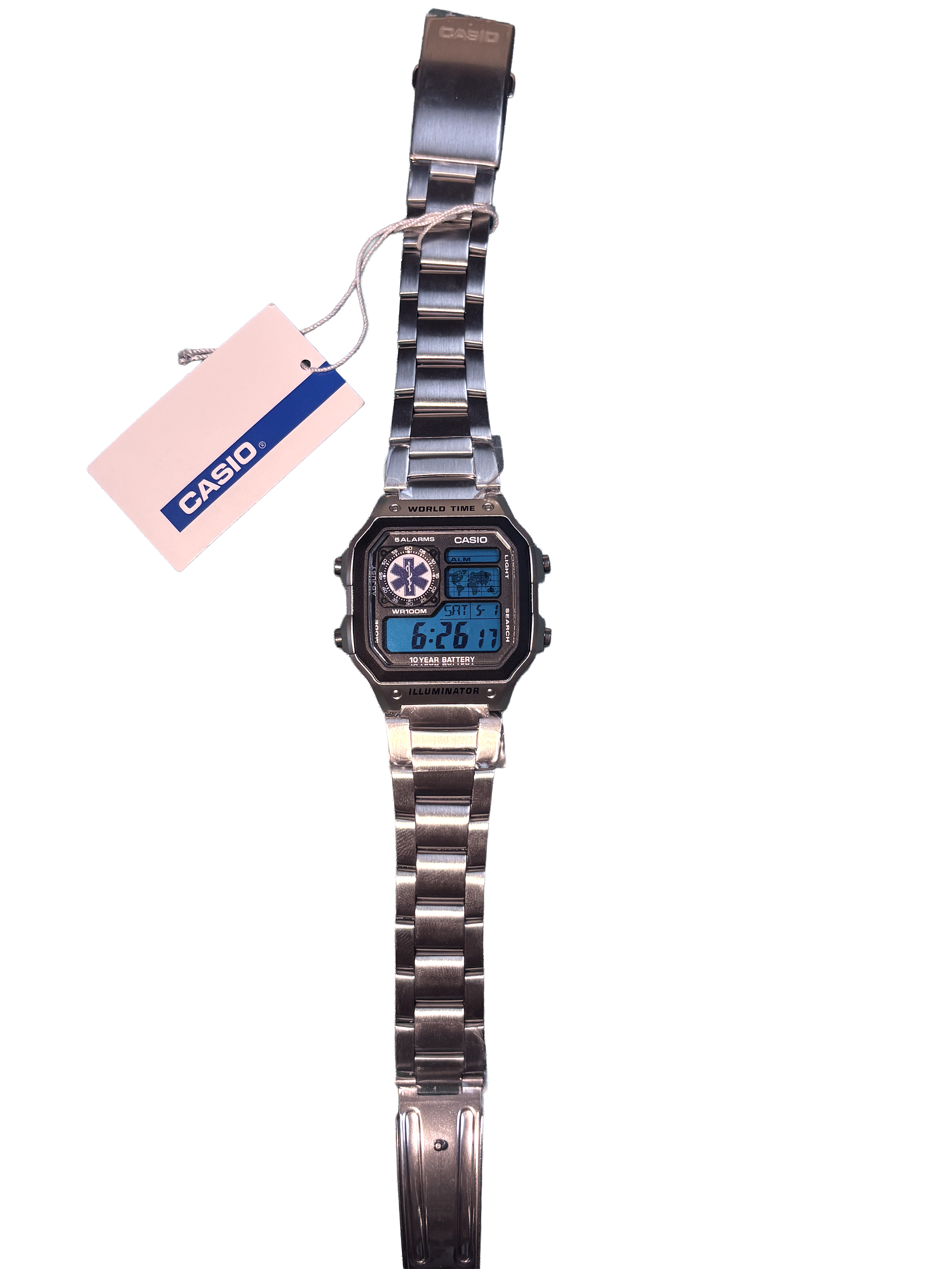 Modial Casio Medic Steel Watch-Apparel & Accessories-Modial-pikastore.cz