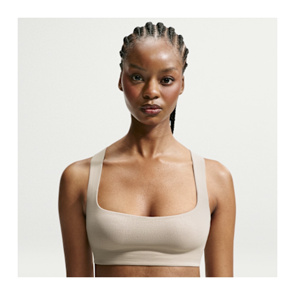 Nike NikeSKIMS Studio Stretch Square Neck Bra Linen (Women's) – camiseta