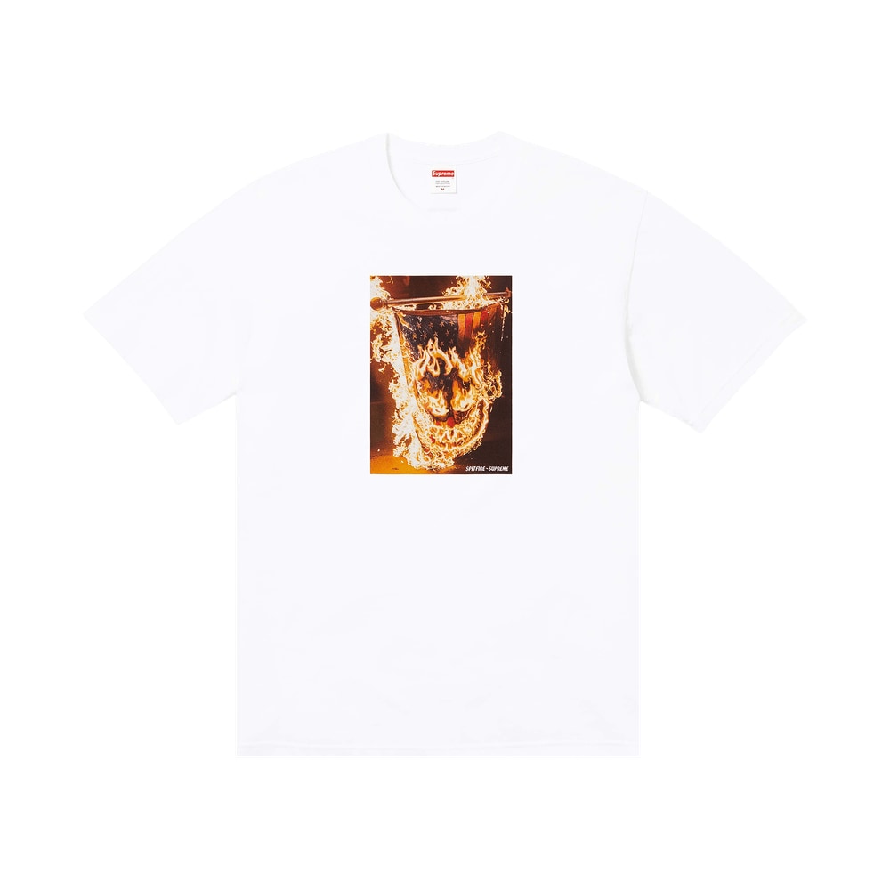Supreme x Spitfire Flag Tee White – tričko