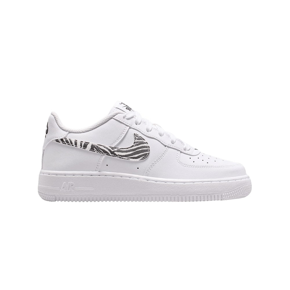 Nike Air Force 1 GS Zebra Swoosh – sneakers, bianco