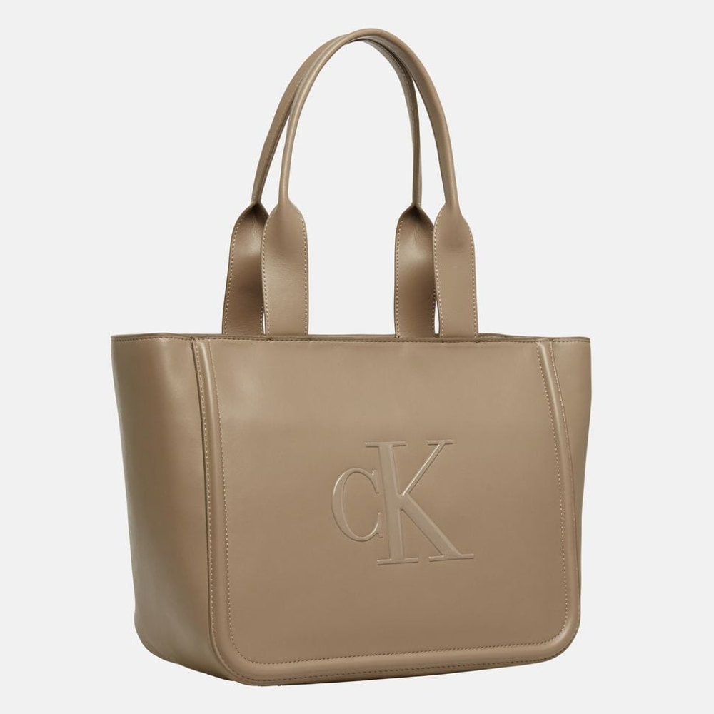 Calvin Klein Tote Bag Taupe – bolso