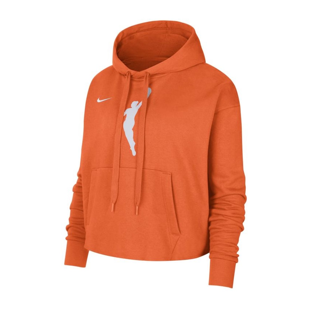Nike WNBA Team 13 Courtside Wmns Cropped Pullover Hoodie Brilliant Orange – dukserica