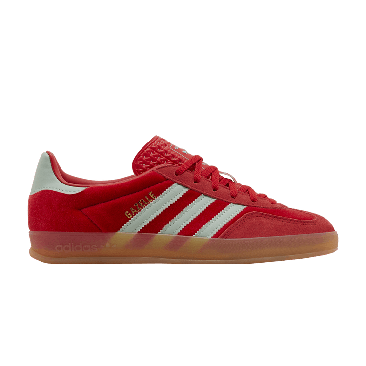 adidas Wmns Gazelle Indoor Better Scarlet Green Velvet – tenisky, červená