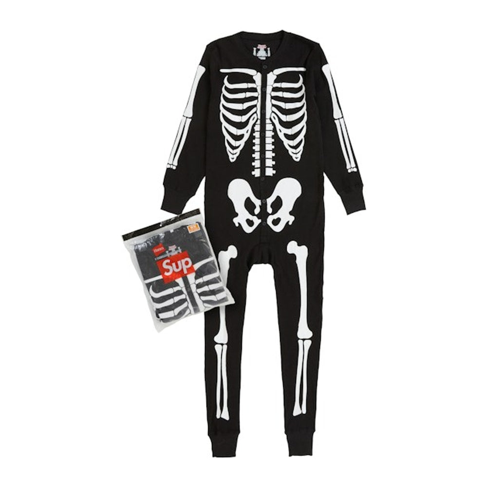 Supreme x Hanes Bones Thermal Union Suit (1 Pack) Black – vêtements