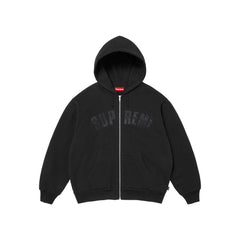 Supreme Arc Thermal Lined Zip Up Hooded Sweatshirt Black