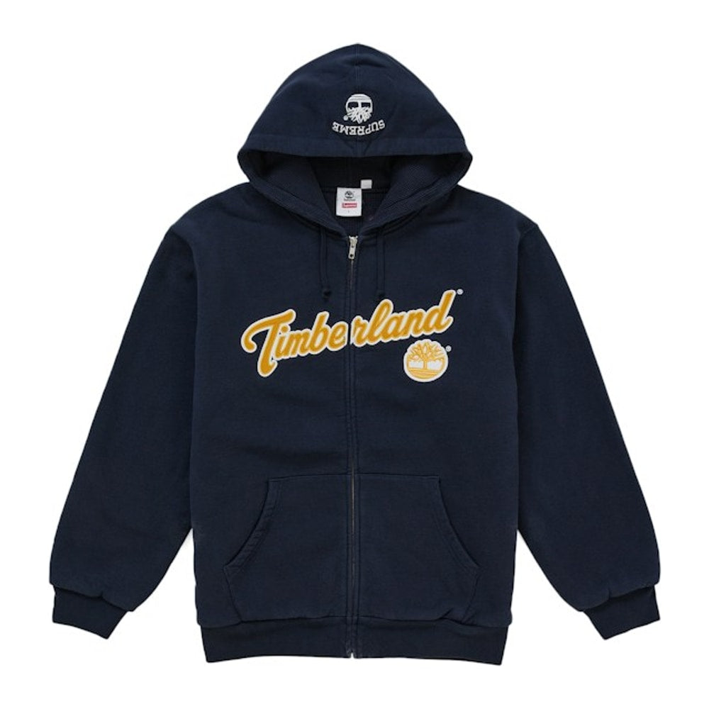 Supreme Timberland Thermal Lined Zip Up Hooded Sweatshirt Navy – sudadera