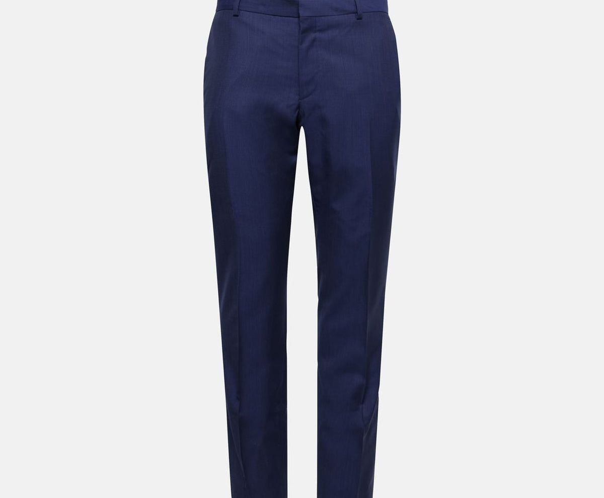 Calvin Klein Wool trousers Midnight Blue – nadrág