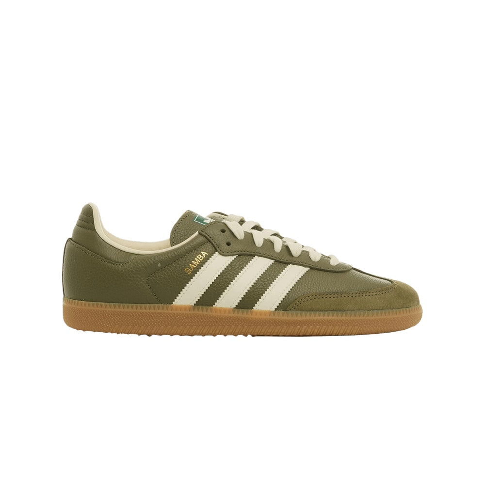 adidas Samba OG Medium Raw Khaki Gum – boty, žlutá