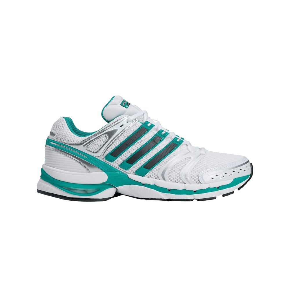 Sporty & Rich x adidas Adistar Control 5 Cloud White Pure Teal – zapatos, azul