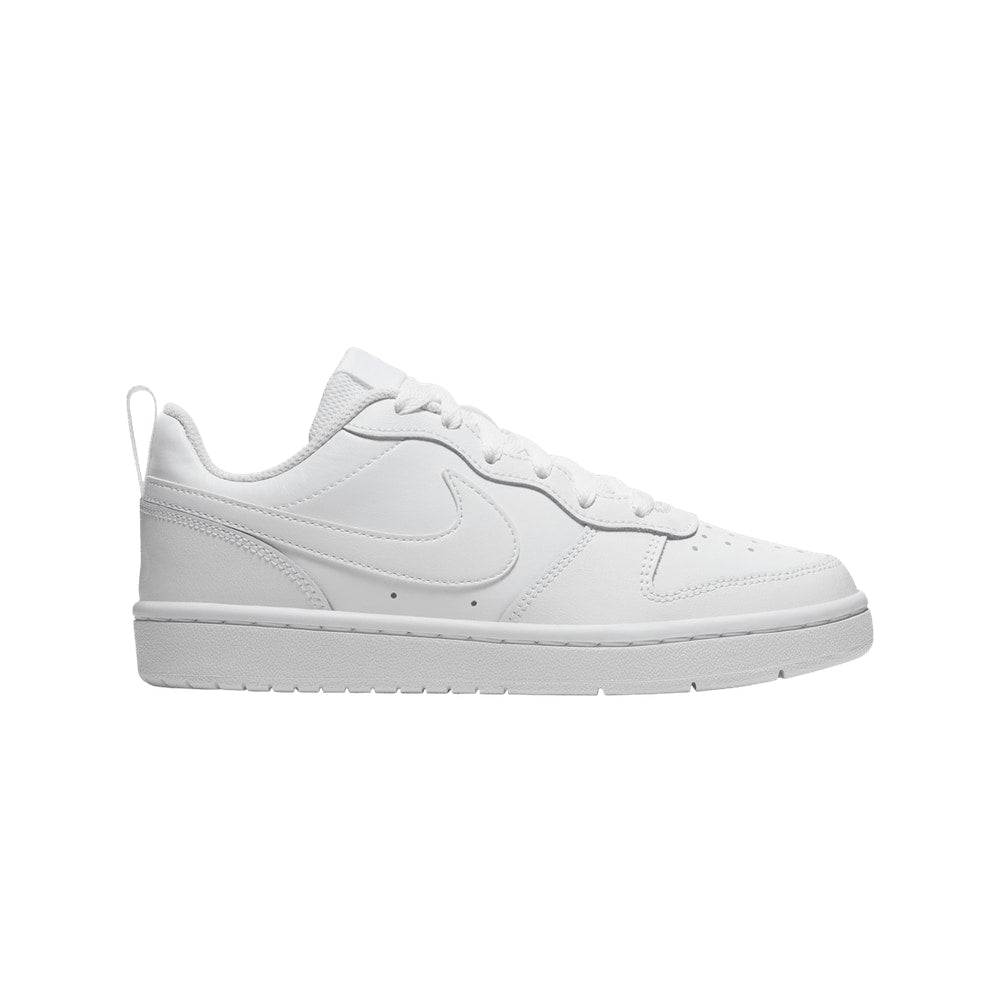 Nike Court Borough Low 2 GS Triple White – sneakersy, biały