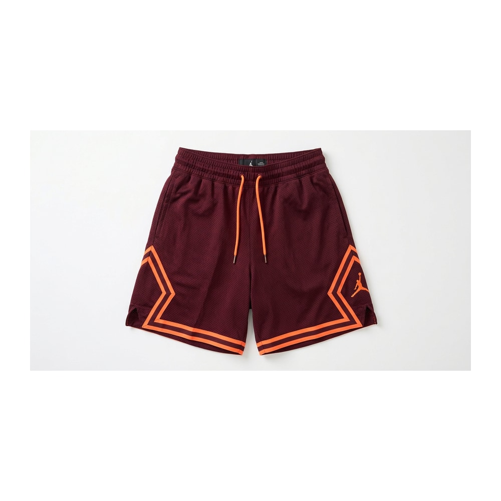 Air Jordan Jordan Sport Women's Diamond Shorts Night Maroon / Orange Pulse – short