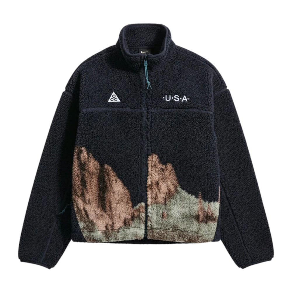 Nike ACG x Team USA Olympics 2026 Women's Therma-FIT ADV Full-Zip Jacket Blue – bunda, černá
