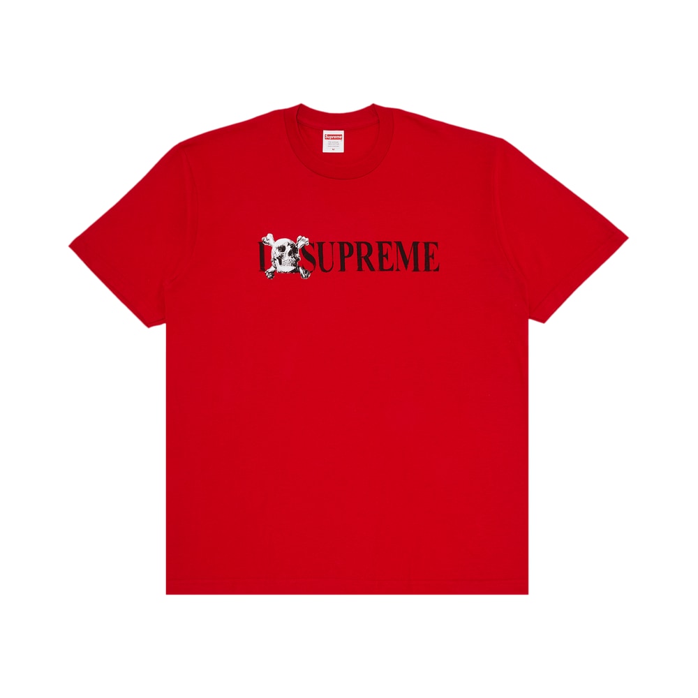 Supreme Skull Tee Red – tričko