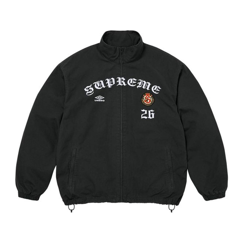 Supreme x Umbro Cotton Ripstop Track Jacket Black – geacă