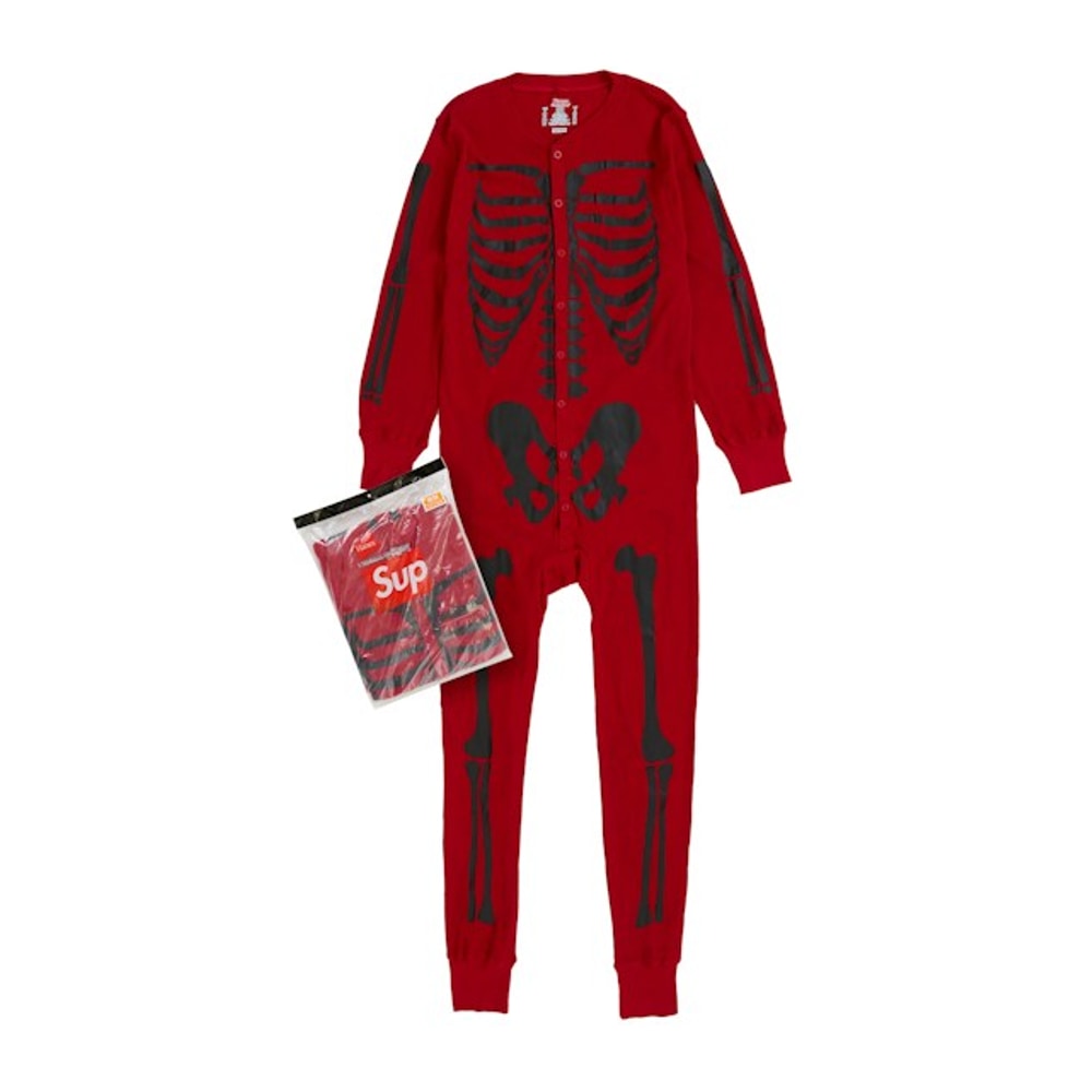 Supreme x Hanes Bones Thermal Union Suit (1 Pack) Red – ropa