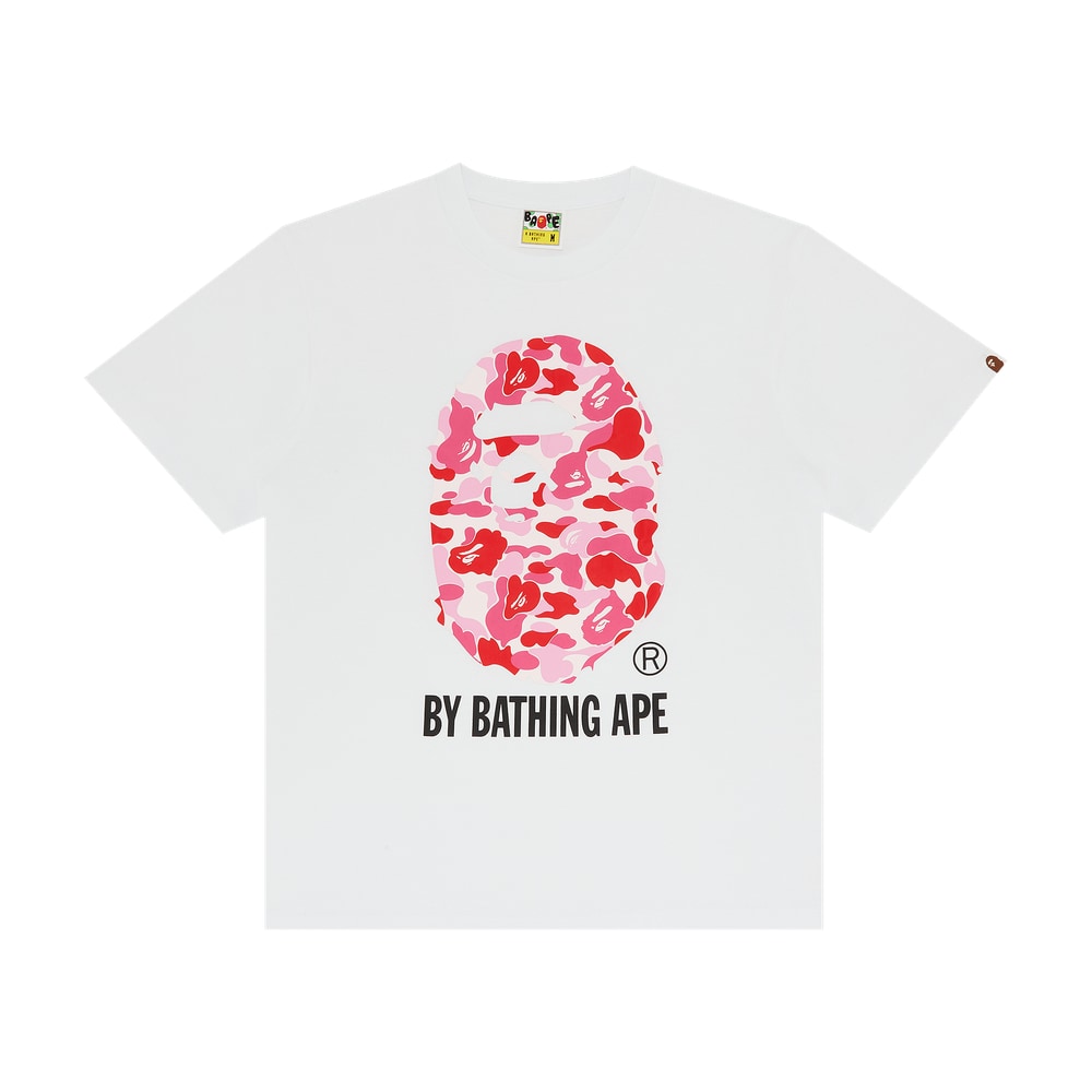 BAPE ABC By Bathing Tee White/Pink
