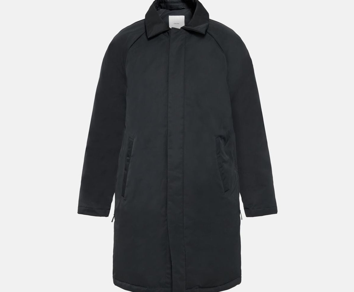 Calvin Klein Transitional coat Black – ruházat, fekete