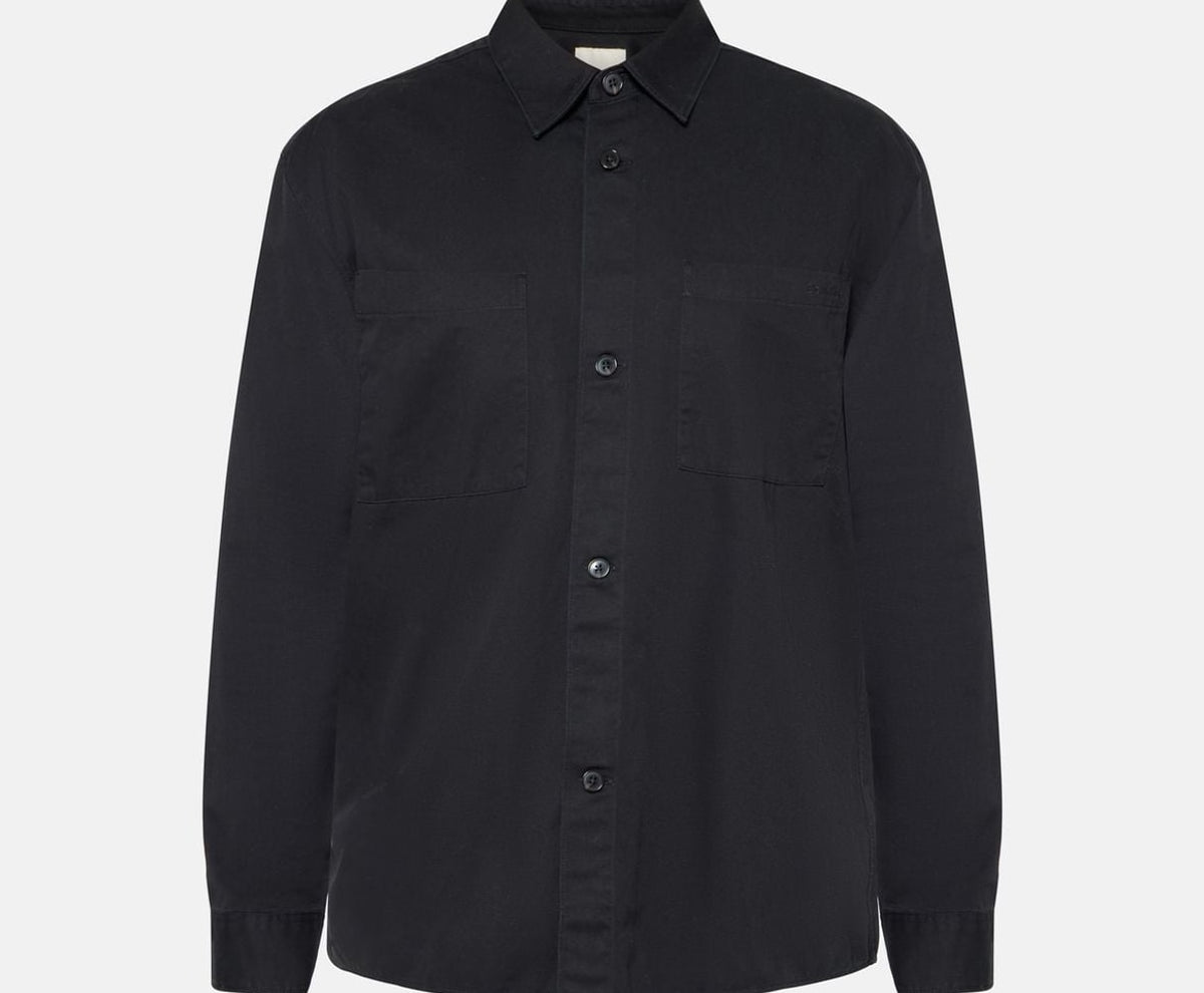 Calvin Klein Long-sleeved shirt - easy fit Black – ruházat, fekete