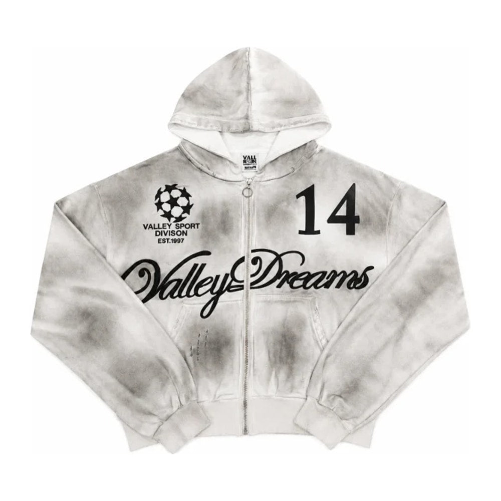 Vale Forever Valley Dreams 14 Zip Up Hoodie Grey – pulóver