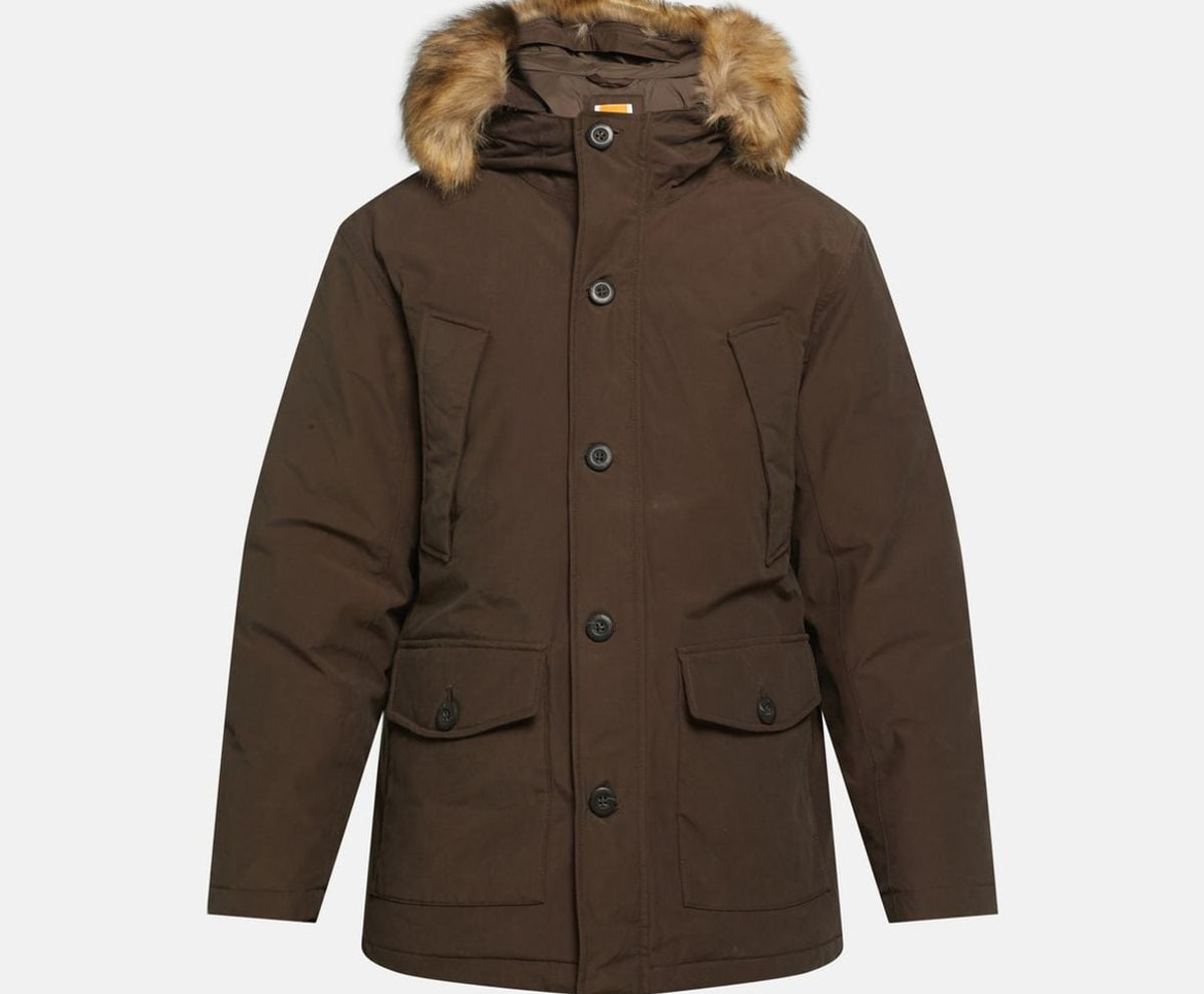 Timberland Parka Brown – odzież, brązowy