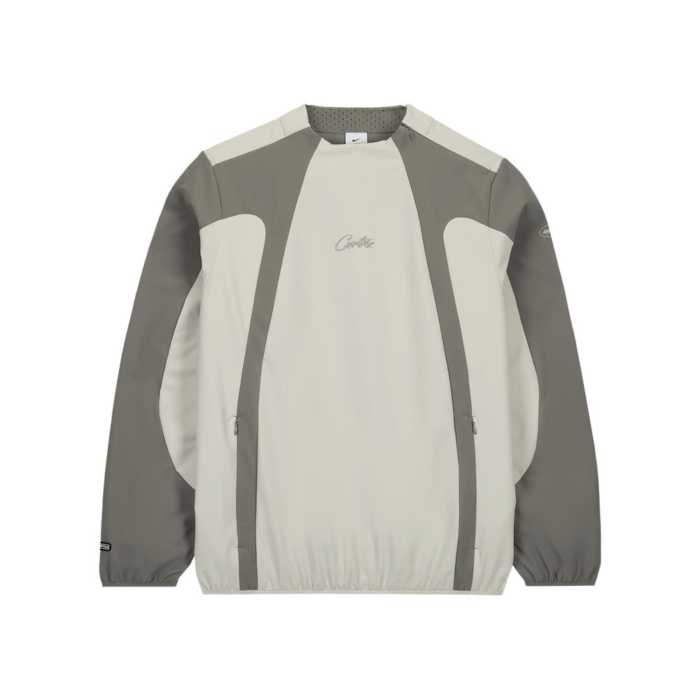 Corteiz x Nike Mid-Layer Top Flat Pewter – koszulka, biały